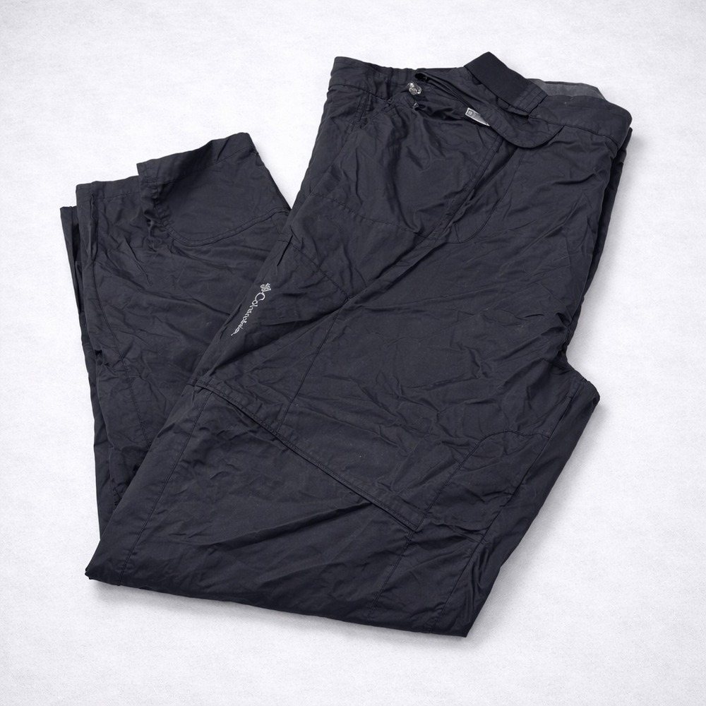 Columbia Pants Mens XL Black Hiking Outdoor Lightweight Nylon Travel